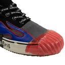 Multicolored Flame Low-Top Sneakers