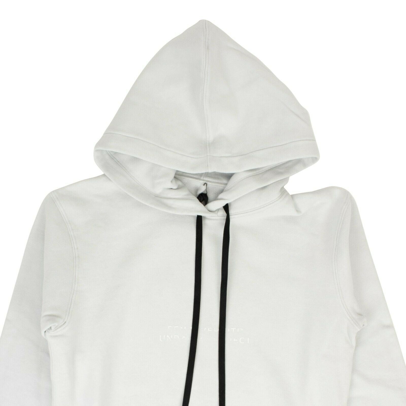 Unravel Project Cotton Faded Logo Hoodie Sweatshirt - Gray