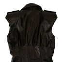Unravel Project Leather Slim Biker Pants - Black