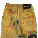 Palm Angels Tie Dye Jeans Pants - Yellow