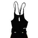 Black Cut Out Halter Neck Jumpsuit
