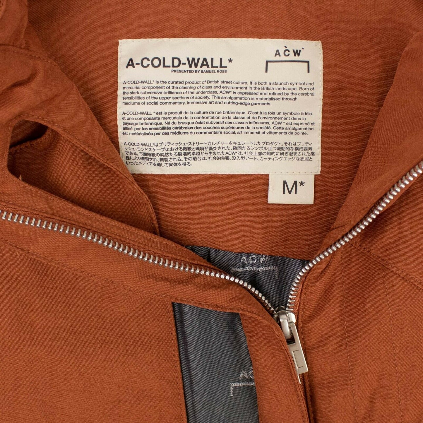 A.C.W Cut-Out Jacket - Rust