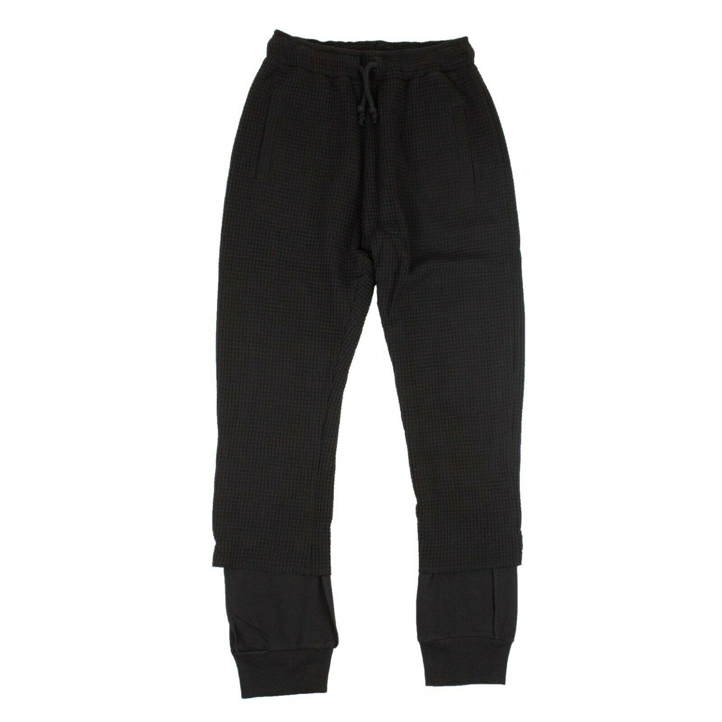 424 On Fairfax Waffle Ribbed Sweatpants - Black