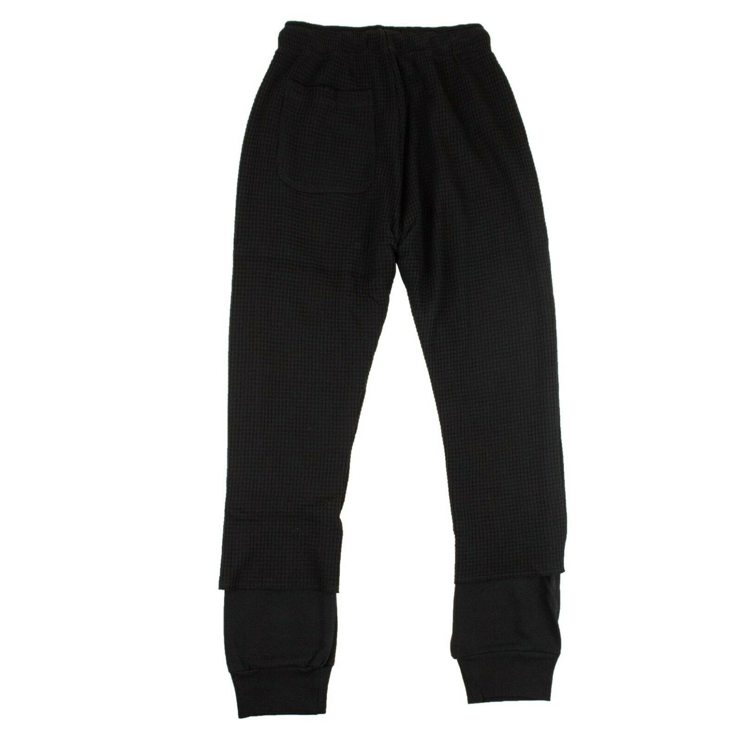 424 On Fairfax Waffle Ribbed Sweatpants - Black