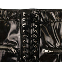 Unravel Project Lace Up Closure Shorts - Black