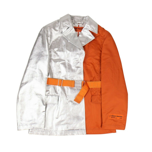 Heron Preston Blazer Jacket - Silver/Orange