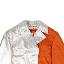 Heron Preston Blazer Jacket - Silver/Orange
