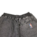Gray Acid Wash 'Lakers' Loose-Fit Shorts