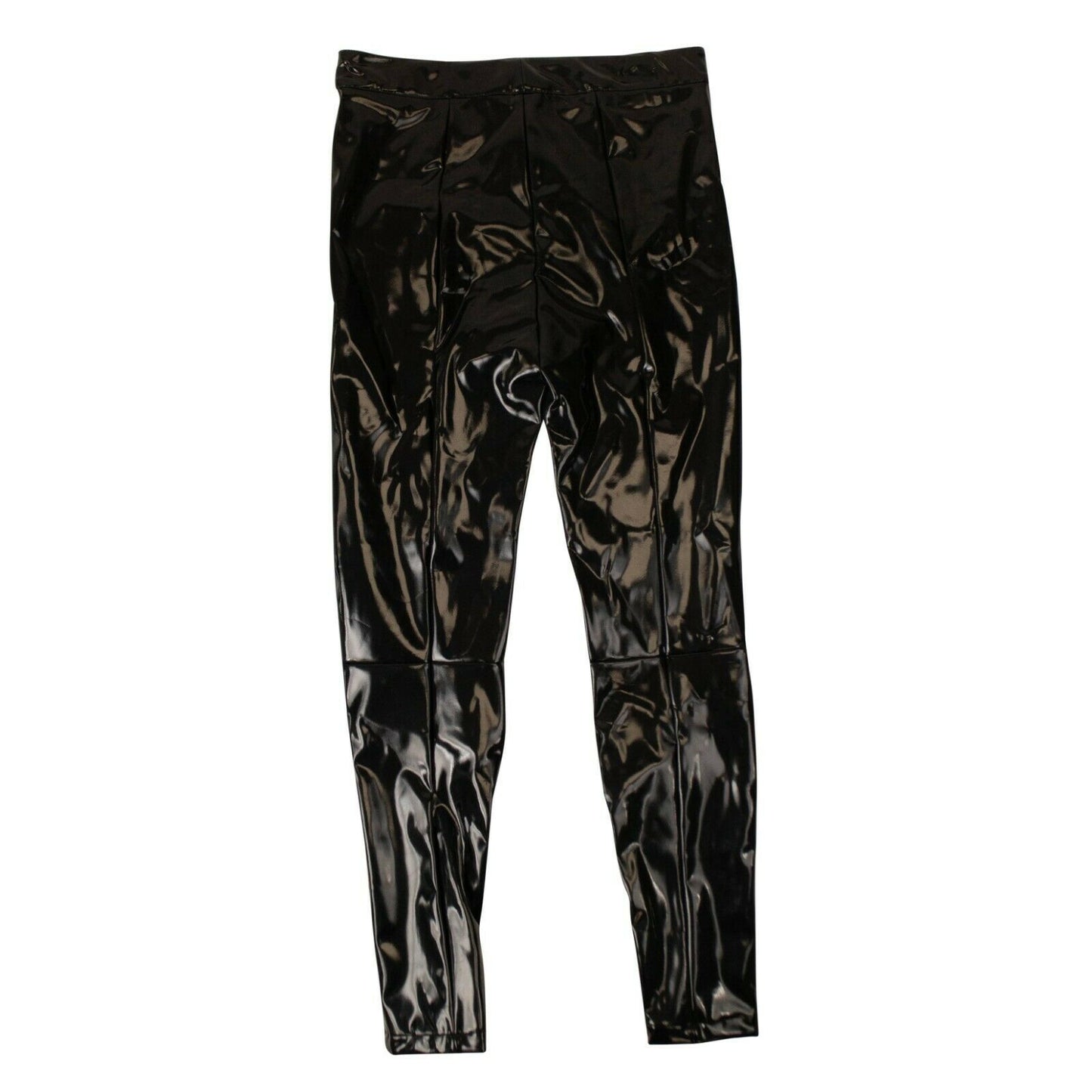 Unravel Project Latex Lace Up Pants - Black