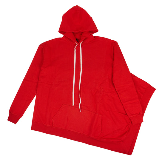 Unravel Project Oversized Long Hoodie - Red