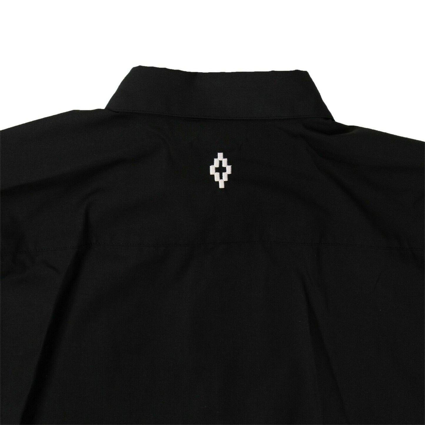 Marcelo Burlon Label Crop Top Shirt - Black