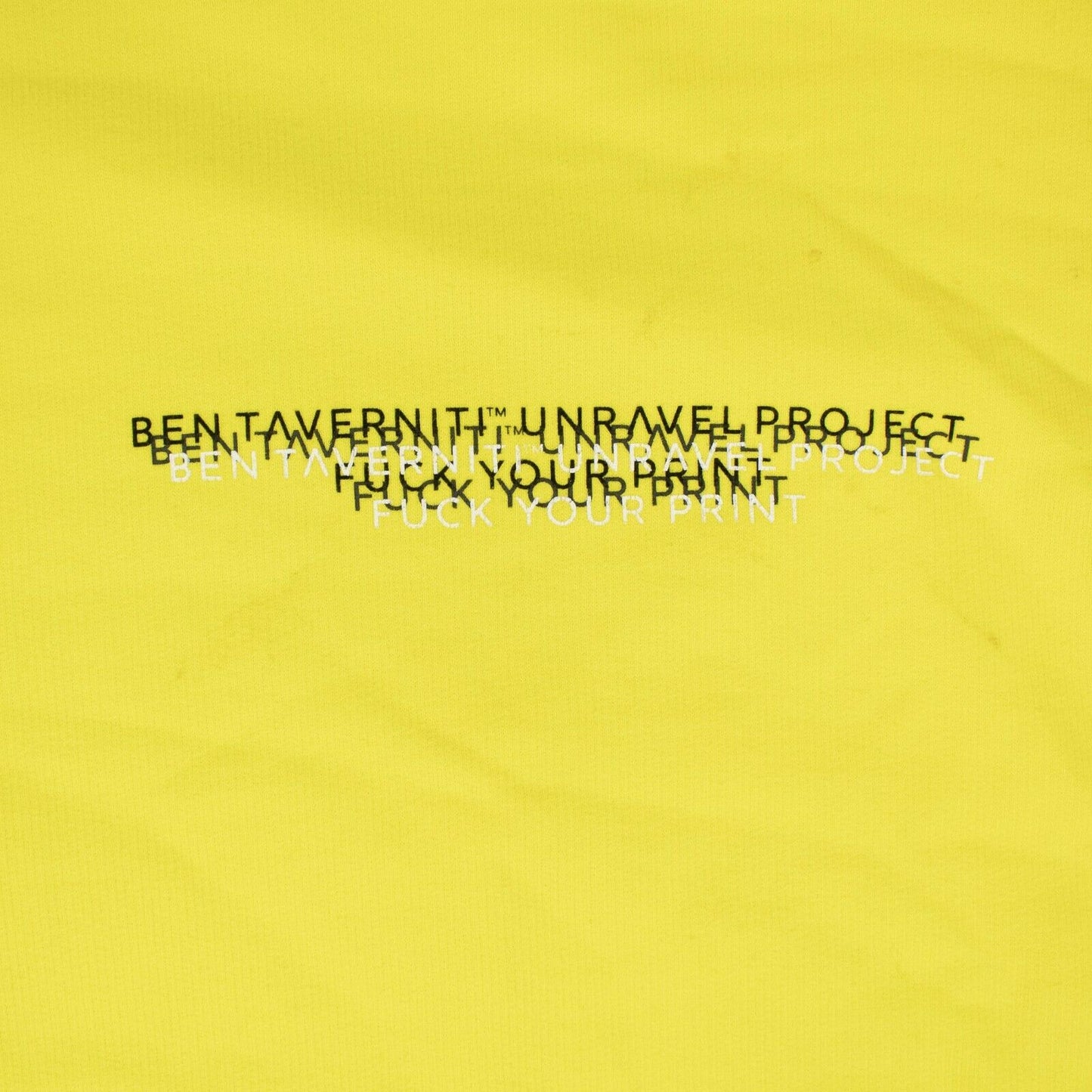 Unravel Project Logo Jersey Sweatshirt - Yellow