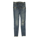 Unravel Project Lace-Up Skinny Jeans - Denim