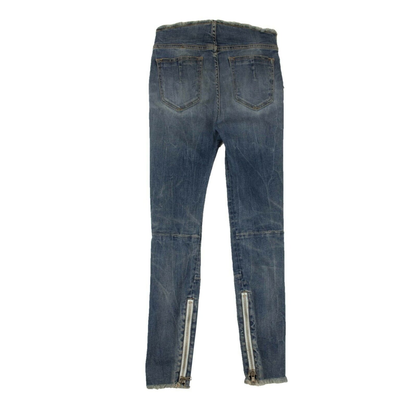 Unravel Project Lace-Up Skinny Jeans - Denim