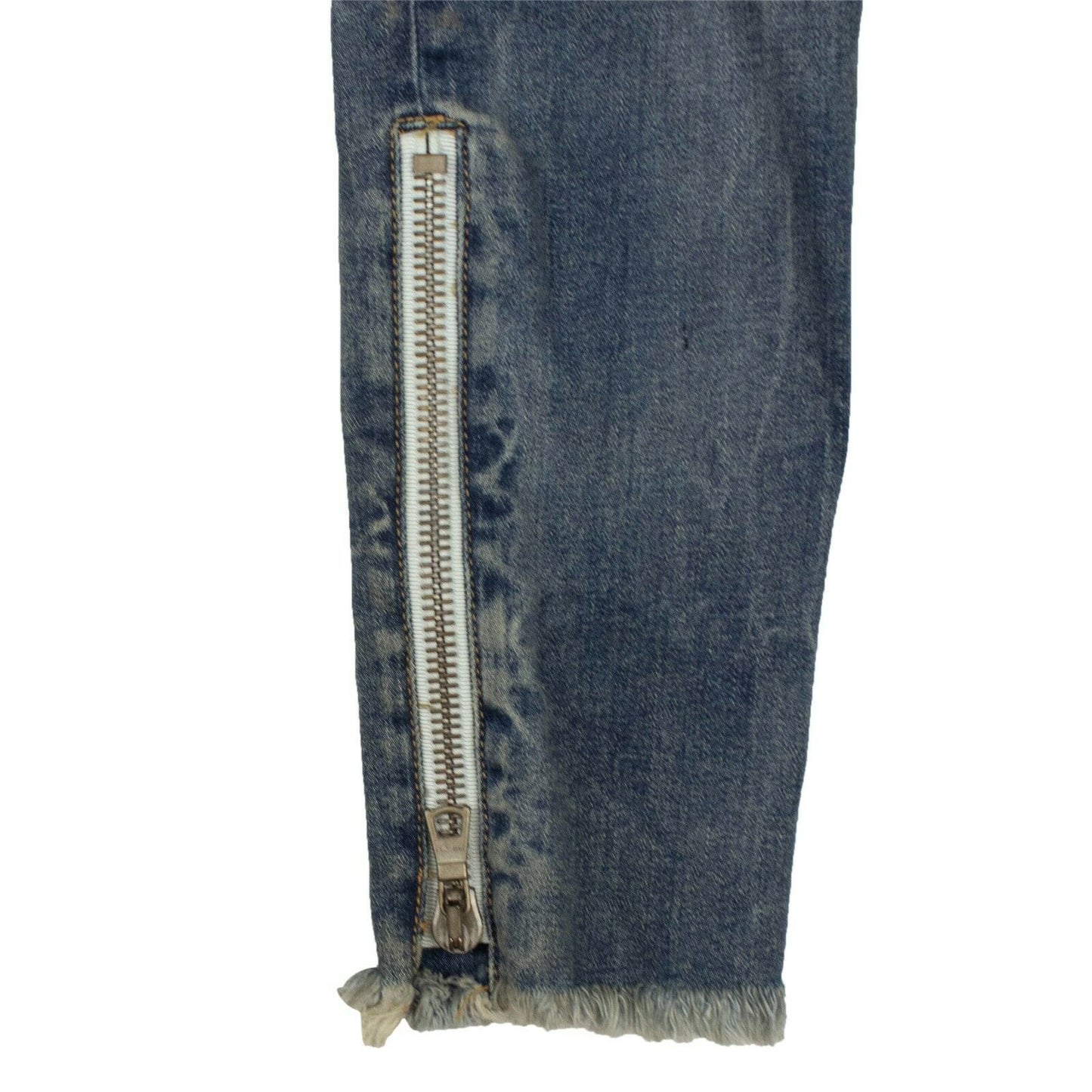 Unravel Project Lace-Up Skinny Jeans - Denim