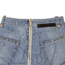 Unravel Project Denim Zipped Shorts - Denim