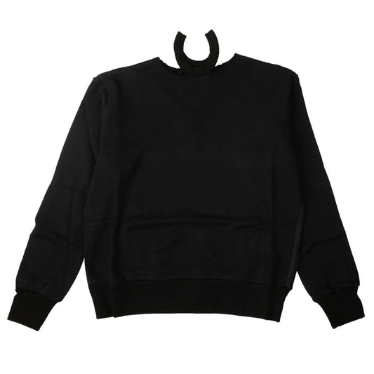 Unravel Project Loose Fit Cut Out Sweater - Black
