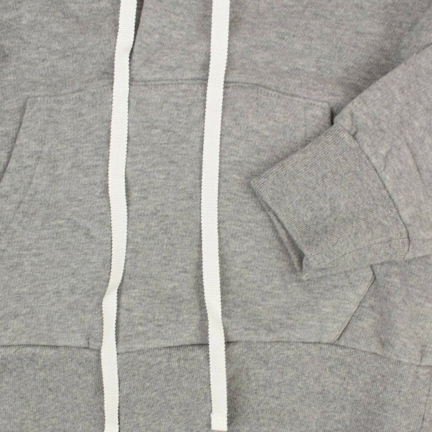 Unravel Project Long Drawstring Hoodie - Gray