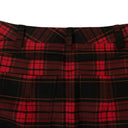 Unravel Project Checked Mini Skirt - Red/Black