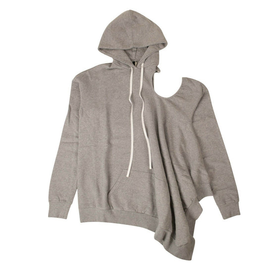 Unravel Project Hoodie Sweatshirt Dress - Gray