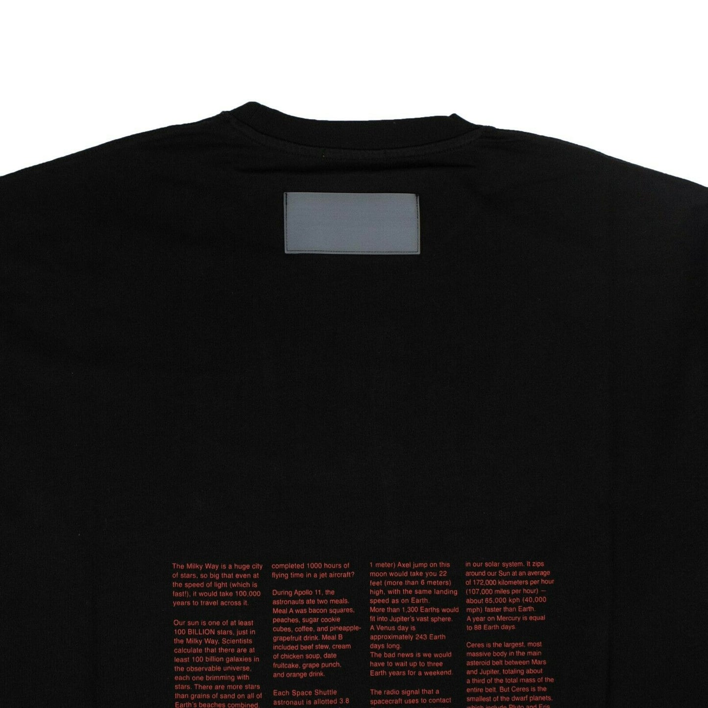 Heron Preston Nasa Facts Ls T-Shirt - Black