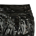 Unravel Project Faux Leather Zipper Mini-Skirt