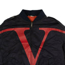 Men's Navy Logo Bomber Jacket