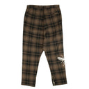 Marcelo Burlon Plaid White Bug Pants - Brown/Black