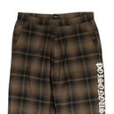 Marcelo Burlon Plaid White Bug Pants - Brown/Black