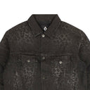 Black Denim Caban Jacket