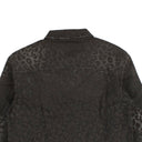 Black Denim Caban Jacket