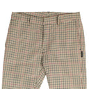 Brown, Red And Black Plaid Pants