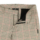 Brown, Red And Black Plaid Pants