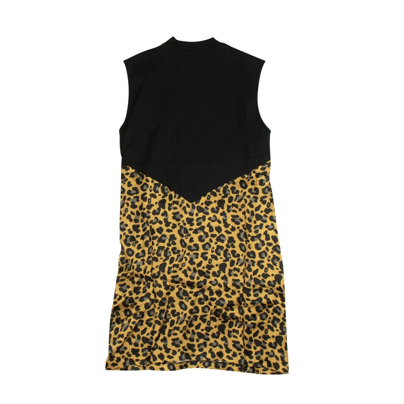 Marcelo Burlon Print Sleeveless Dress - Black/Leopard