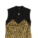 Marcelo Burlon Print Sleeveless Dress - Black/Leopard