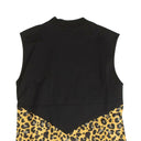 Marcelo Burlon Print Sleeveless Dress - Black/Leopard