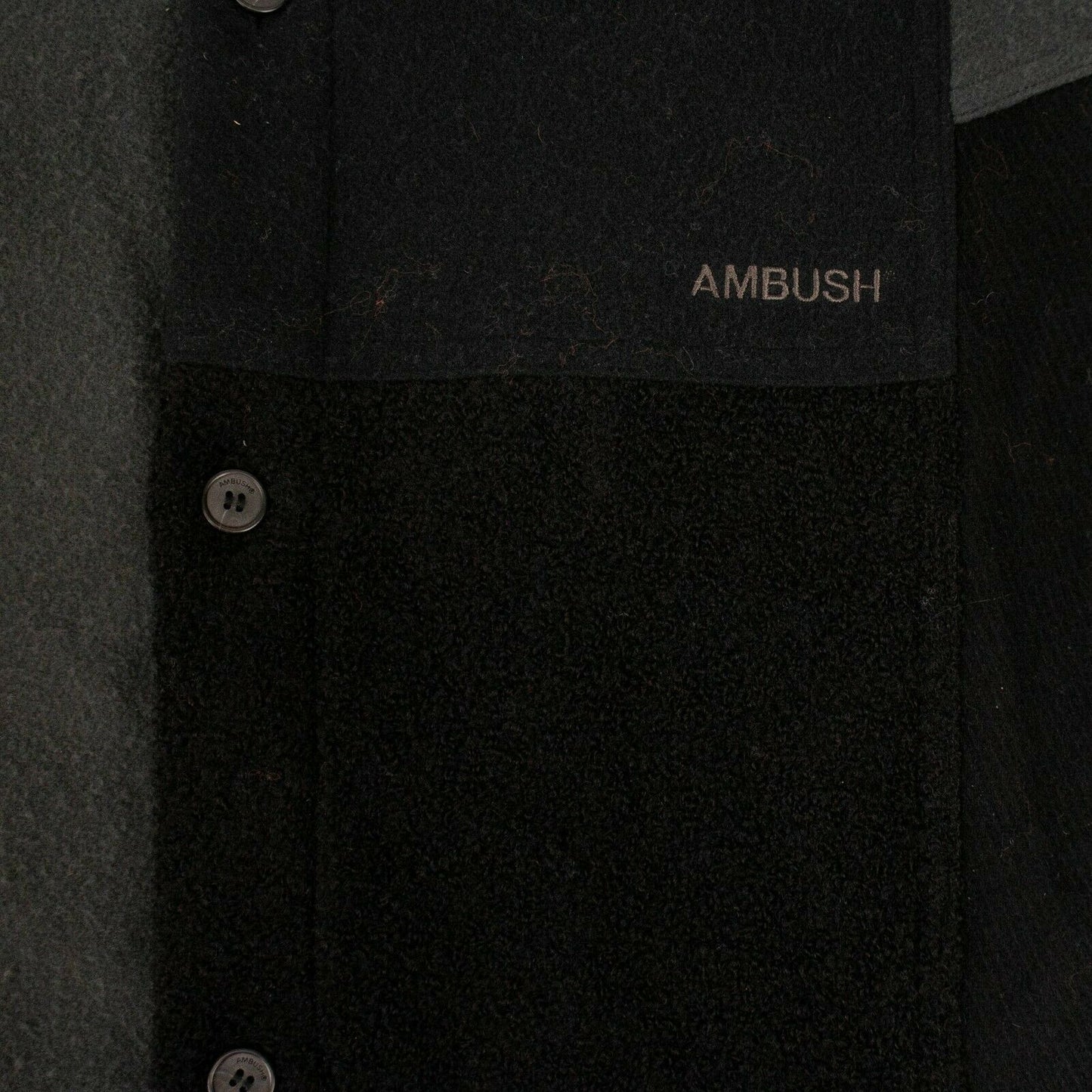 Ambush Patchwork Jacket - Black/Gray