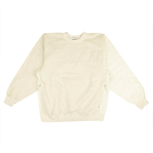 Ambush Quilted Crewneck Sweatshirt - White