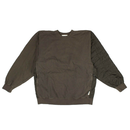 Ambush Quilted Crewneck Sweatshirt - Brown