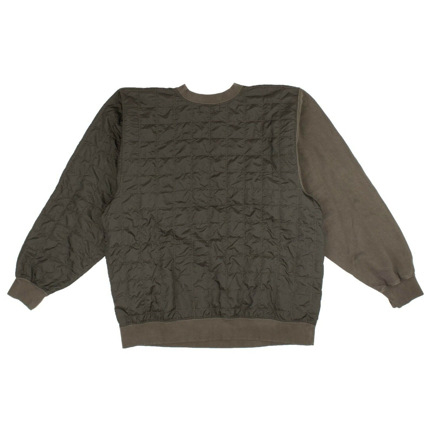 Ambush Quilted Crewneck Sweatshirt - Brown