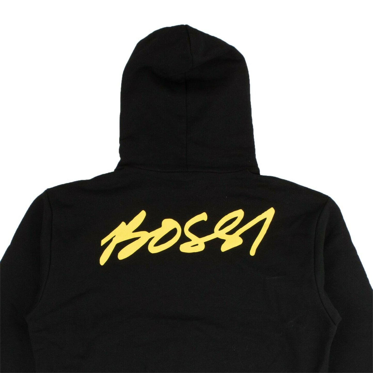 Bossi Peace Sign Hoodie Sweatshirt - Black/Yellow