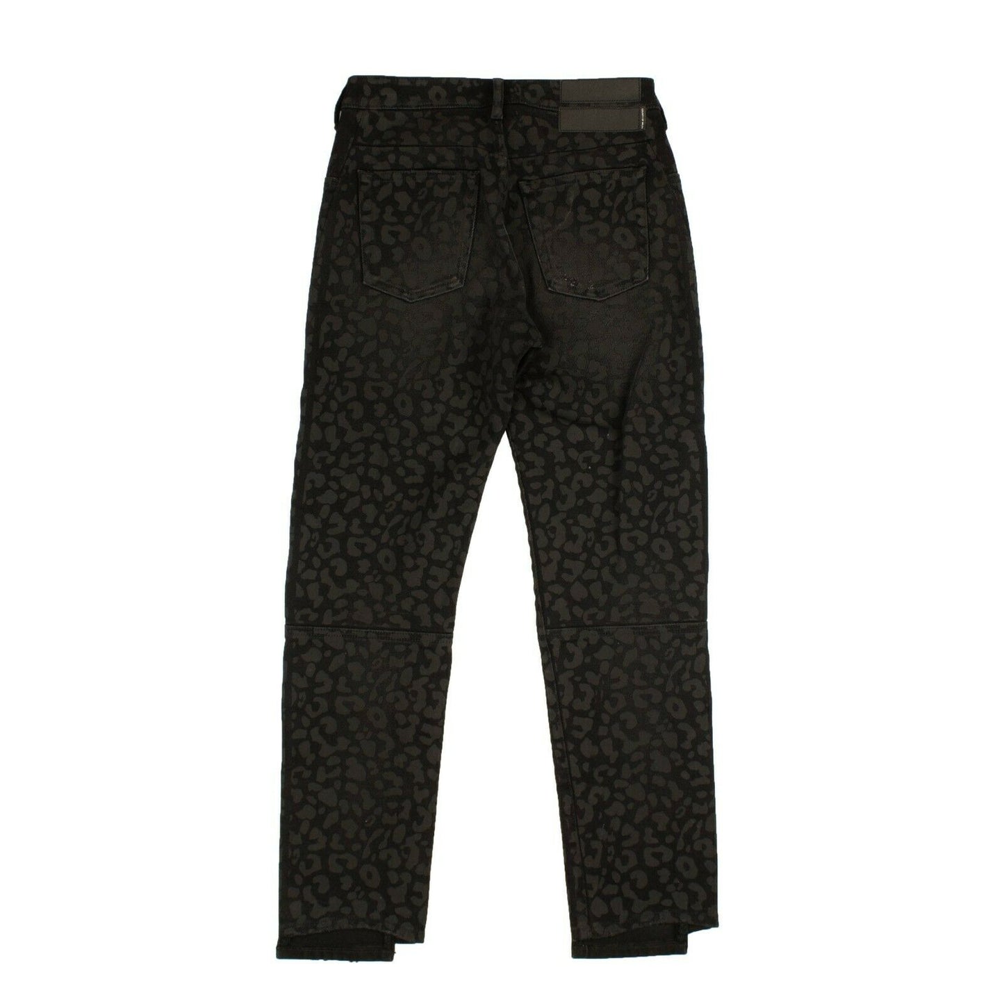 Marcelo Burlon Leopard Print Jeans - Black