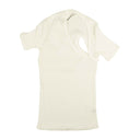 Cotton Rib Asym Tee White