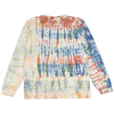 John Elliott Reconstructed Tie-Dye Long Sleeve T-Shirt - White