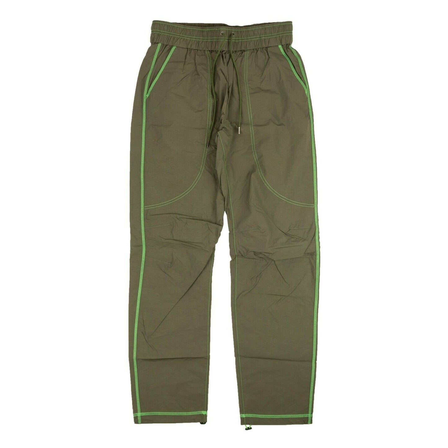 Olive X Neon Green Man Casual Pants