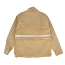 Tan CAT Logo Patch Jacket
