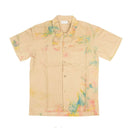 Carnival Tan Multicolor Tie Dye Bowling Shirt