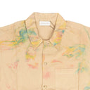 Carnival Tan Multicolor Tie Dye Bowling Shirt