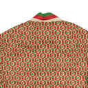 Red Wool Monogram Bomber Jacket