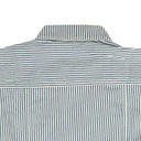 John Elliott Culver Pinstripe Denim Jacket - White/Blue